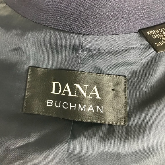 Dana Buchman Black Label Navy Silk Jacket - Picture 6 of 8